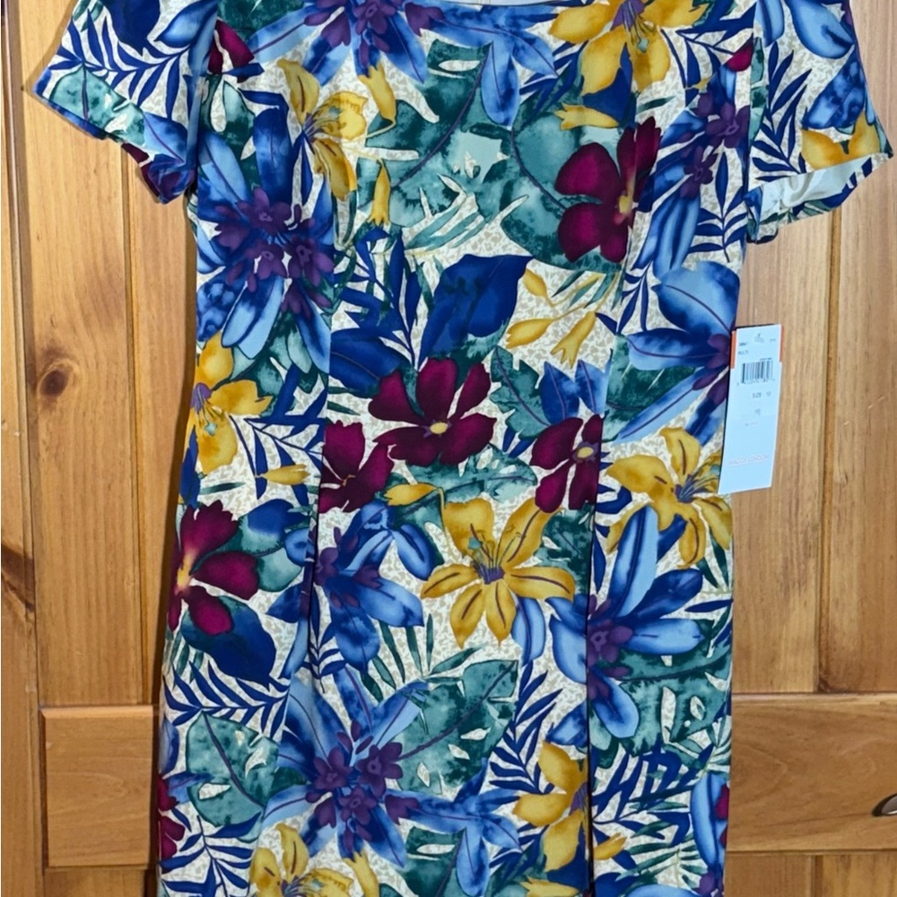 Floral Maggie London SILK Dress NWT